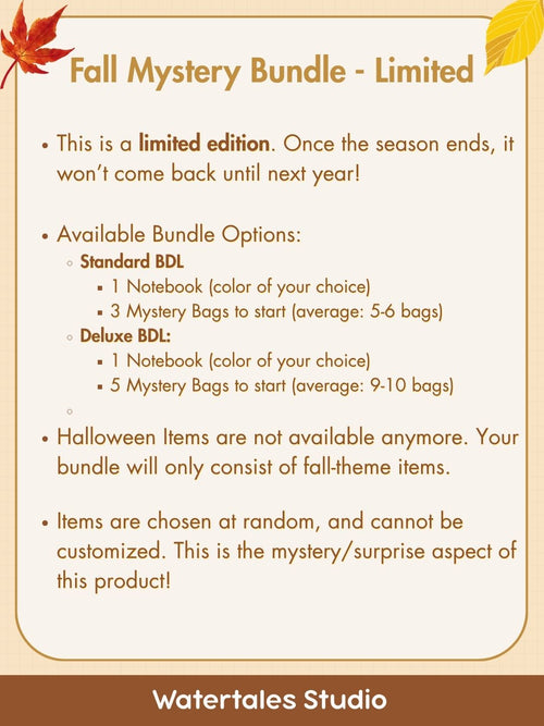 Fall Mystery Bundle - Limited Edition